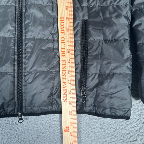 UPS Jacket Womens Large Gray Uniform Employee Full Zip Puffer Winter - Picture 3 of 9